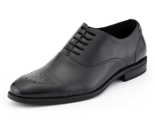 MEN'S  LEATHER CAP TOE OXFORD - My Men's Shop