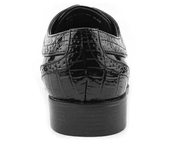 DALLAS CAP TOE GATOR PRINT SHOES - My Men's Shop