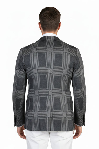 KNT by Kiton Checked Cashmere-Cotton Sport Jacket