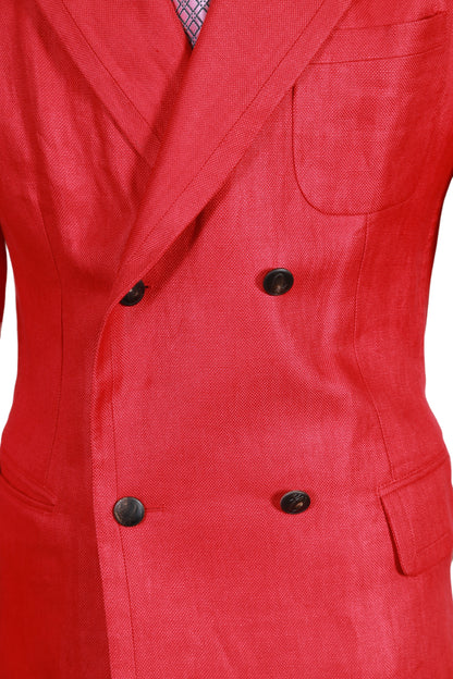 Brioni Linen Double Breasted Sport Jacket