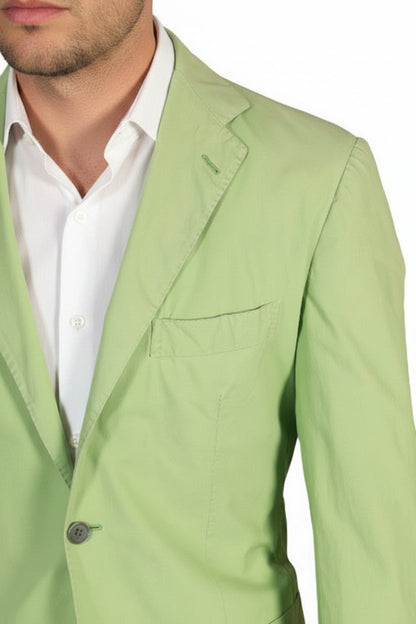 Kiton Solid Cotton Sport Jacket