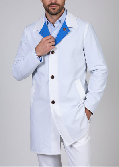Kired by Kiton Ben Reversible Raincoat