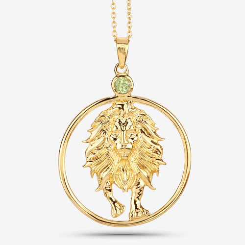 Colgante de plata de ley .925 con peridoto auténtico de 0,24 quilates