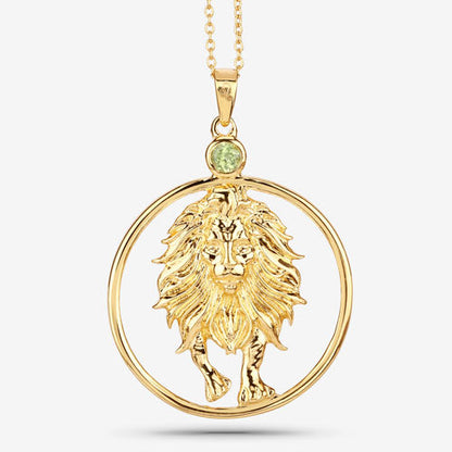 Colgante de plata de ley .925 con peridoto auténtico de 0,24 quilates