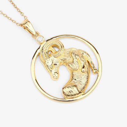 Colgante de plata de ley .925 con diamante blanco auténtico de 0.03 quilates
