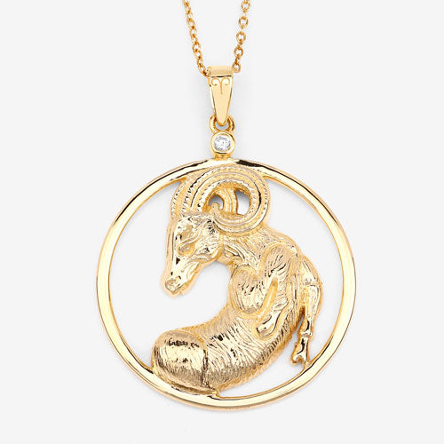 Colgante de plata de ley .925 con diamante blanco auténtico de 0.03 quilates