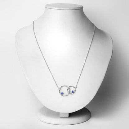 Colgante de tanzanita auténtica de 0.38 quilates de plata de ley 925