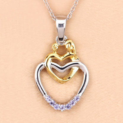 Colgante de plata de ley .925 con tanzanita genuina de 0.14 quilates