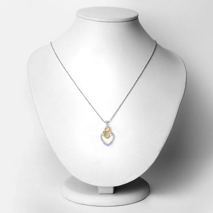 Colgante de plata de ley .925 con tanzanita genuina de 0.14 quilates