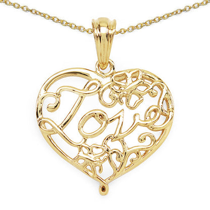 Colgante de Plata de Ley .925 de 6.05 Gramos Chapado en Oro Amarillo de 14K