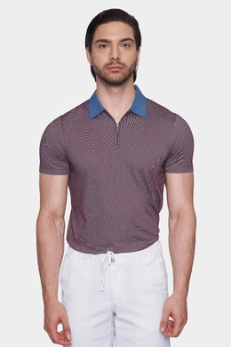 The Mercerized Cotton  Polo (Taupe)