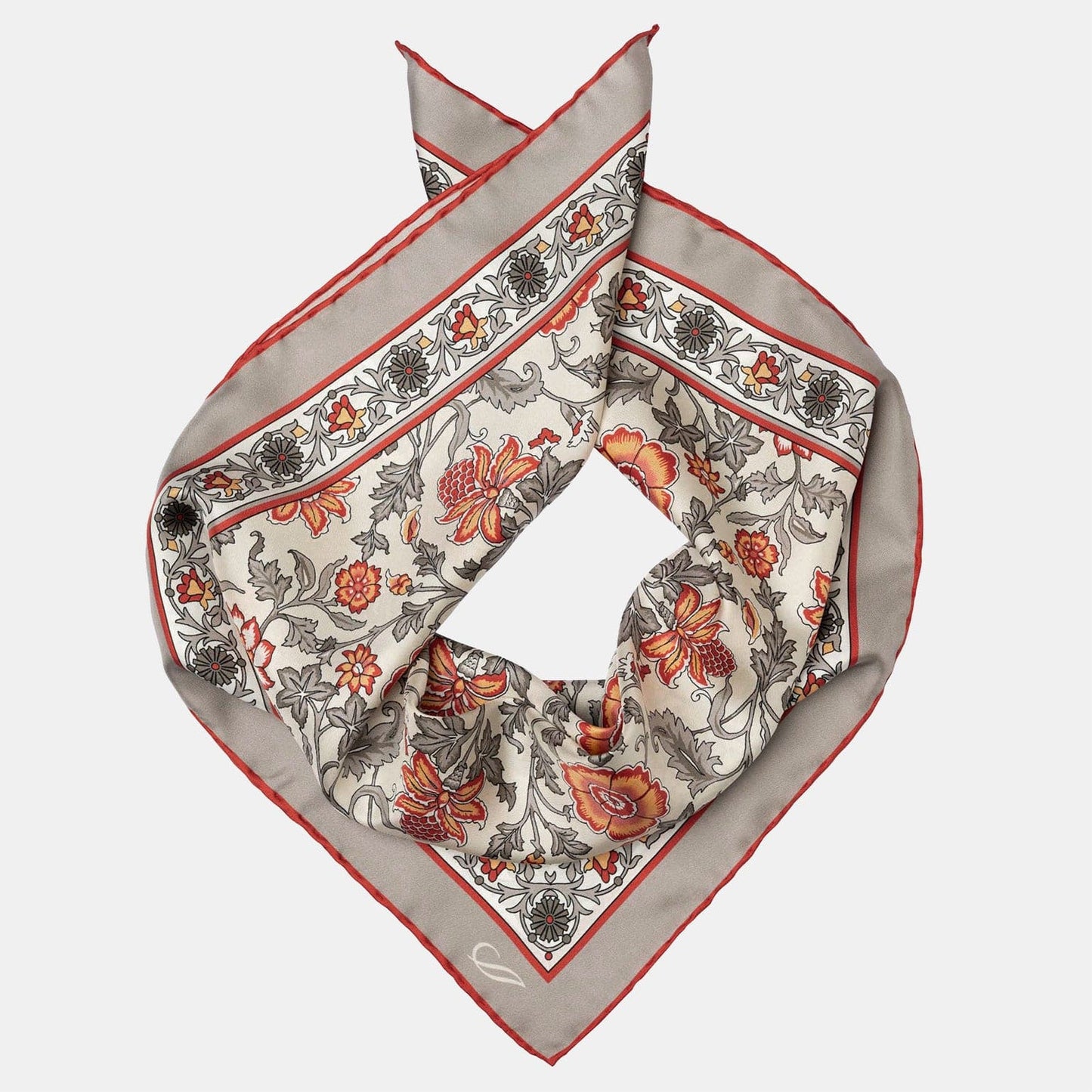 Carrara - Silk Neckerchief - Rosewood - My Men's Shop