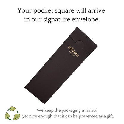 Pascal - Double Sided Silk Pocket Square - Sage Green