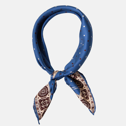 Bergamo - Silk Neckerchief - Blue
