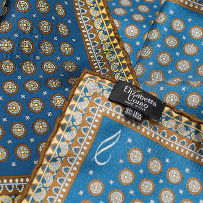 Toscana - Silk Neckerchief - Prussian Blue - My Men's Shop