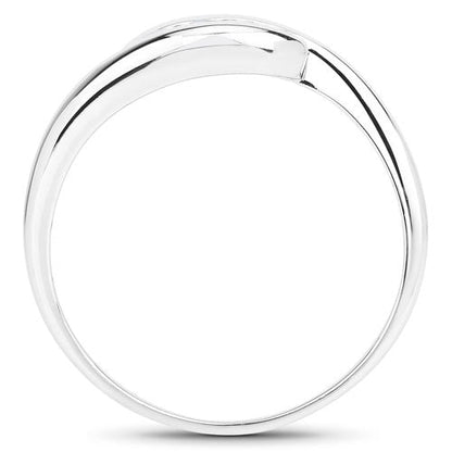 Anillo de plata esterlina .925 con topacio azul genuino de 0.74 quilates