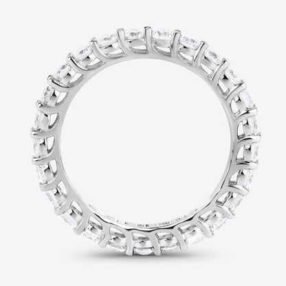 Anillo de oro blanco de 14K con diamante cultivado en laboratorio de 1,50 quilates