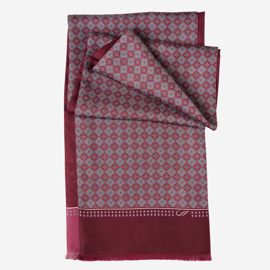 Palazzo - Reversible Silk Scarf - Claret Red - My Men's Shop
