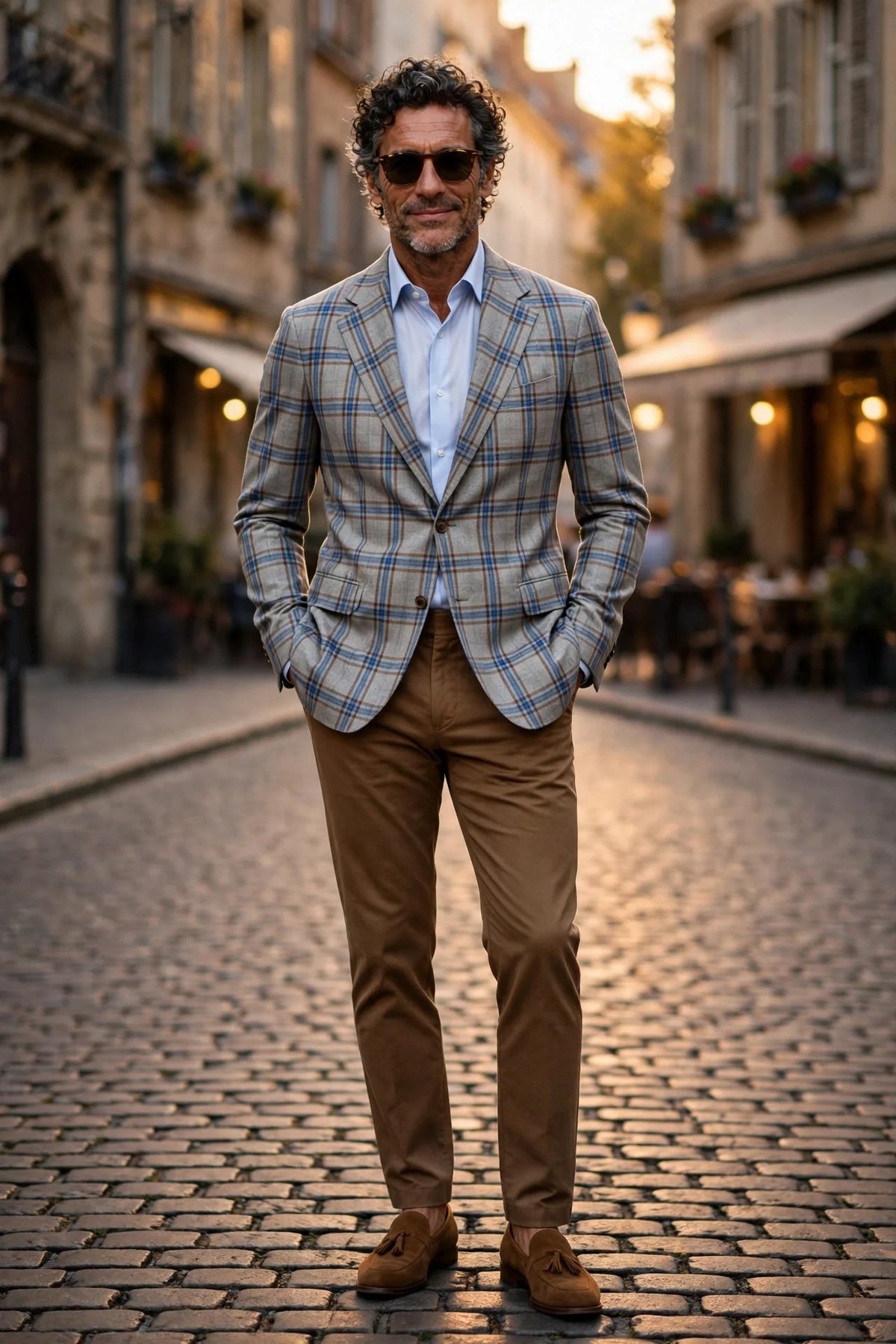 Sartorio Plaid Virgin Wool Sport Jacket