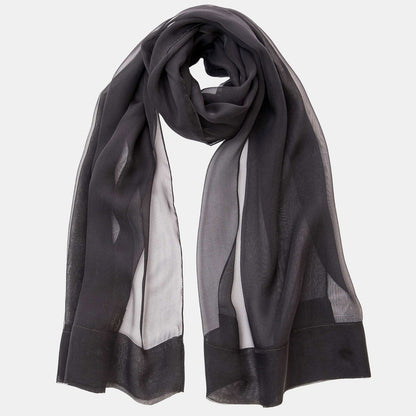 Carmen - Silk Scarf Shawl - Black - My Men's Shop