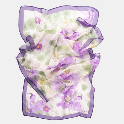 Monique - Long Silk Scarf - Lavender - My Men's Shop