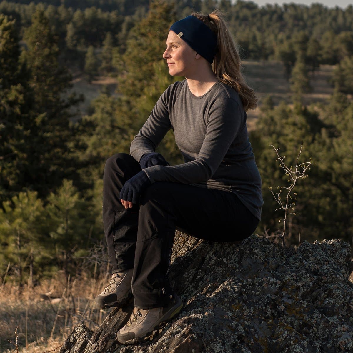 Lightweight - Moriah Women's Crew 100% Merino Wool - My Men's Shop