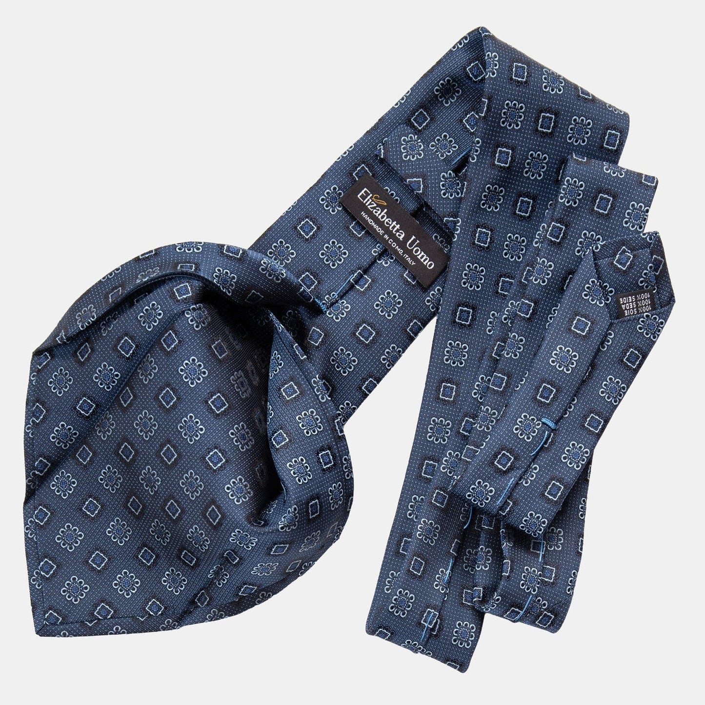 Trento - Silk Jacquard Tie - Blue