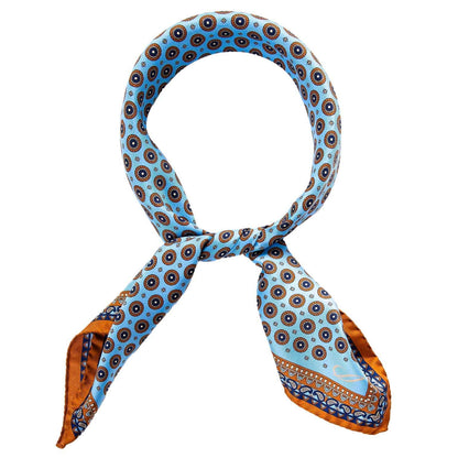 Toscana - Silk Neckerchief - Sky Blue - My Men's Shop