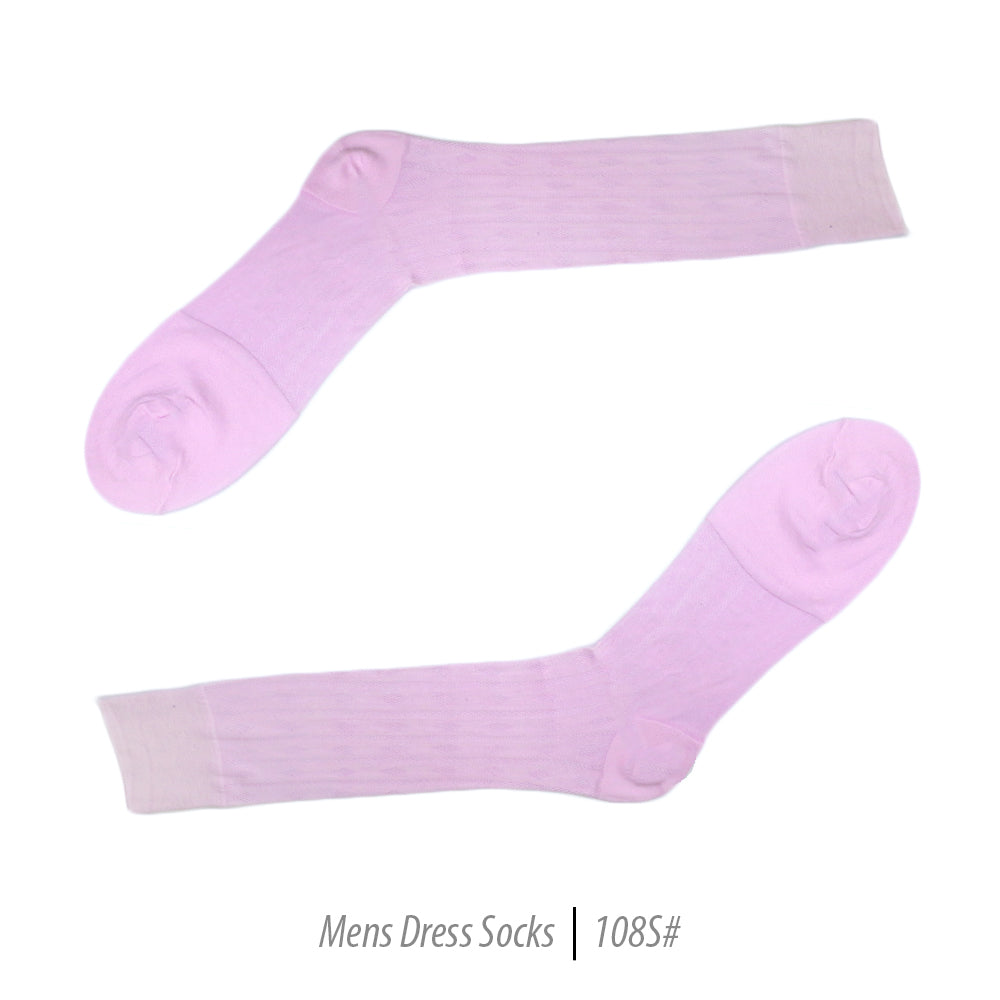 Men's Short Nylon Socks 108S - Pink