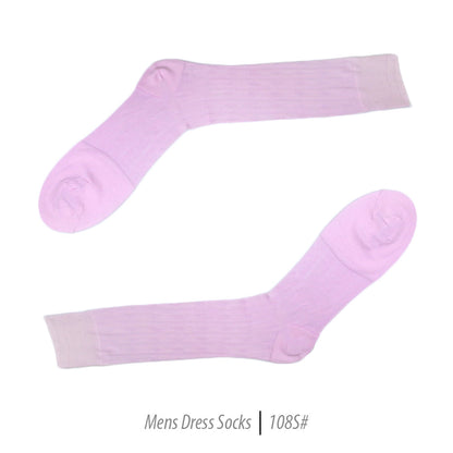 Men's Short Nylon Socks 108S - Pink