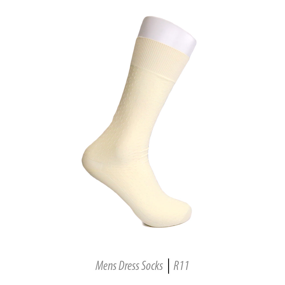 Men's Short Nylon Socks R11 - Bone