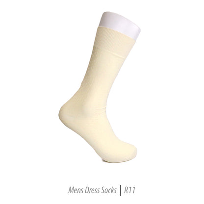 Men's Short Nylon Socks R11 - Bone