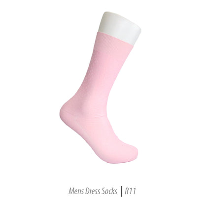 Men's Short Nylon Socks R11 - Pink