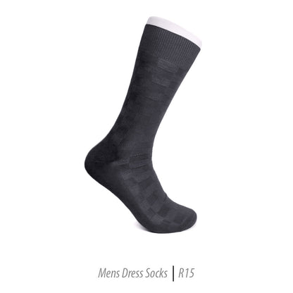 Men's Short Nylon Socks R15 - Charcoal