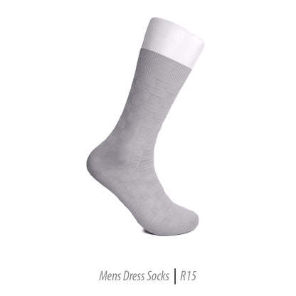 Men's Short Nylon Socks R15 - SIlver