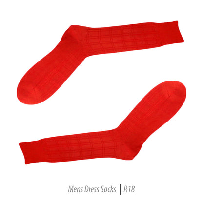 Men's Short Nylon Socks R18 - Red