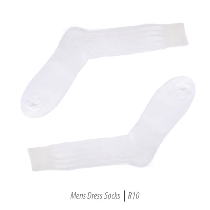 Men's Short Nylon Socks R10 - White