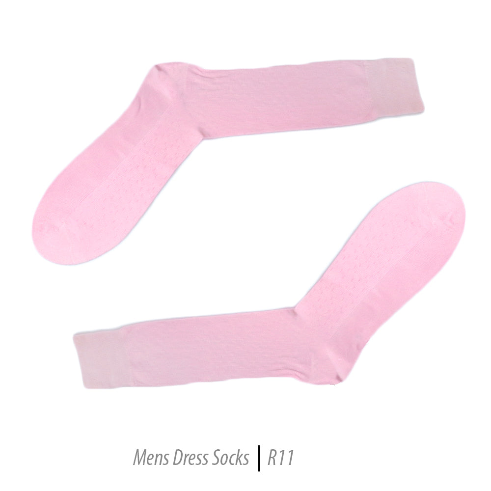 Men's Short Nylon Socks R11 - Pink