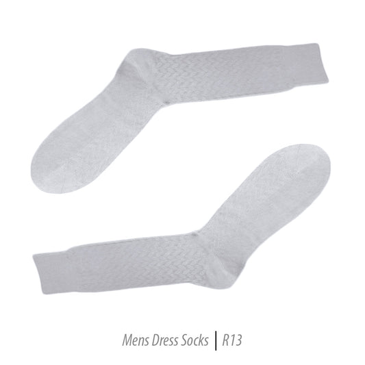 Men's Short Nylon Socks R13 - Silver