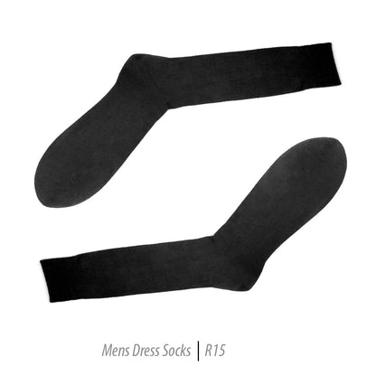 Men's Short Nylon Socks R15 - Charcoal