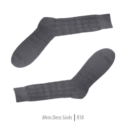 Men's Short Nylon Socks R18 - Charcoal