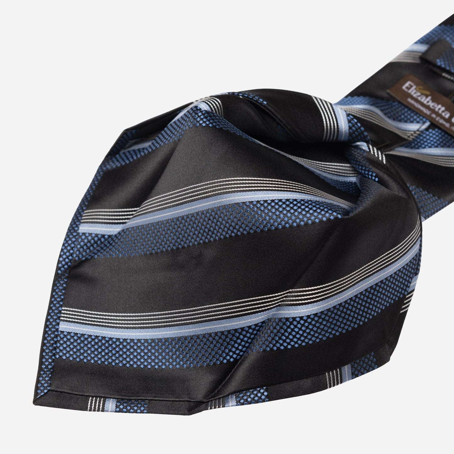 Corso - Silk Jacquard Tie - Black & Blue - My Men's Shop