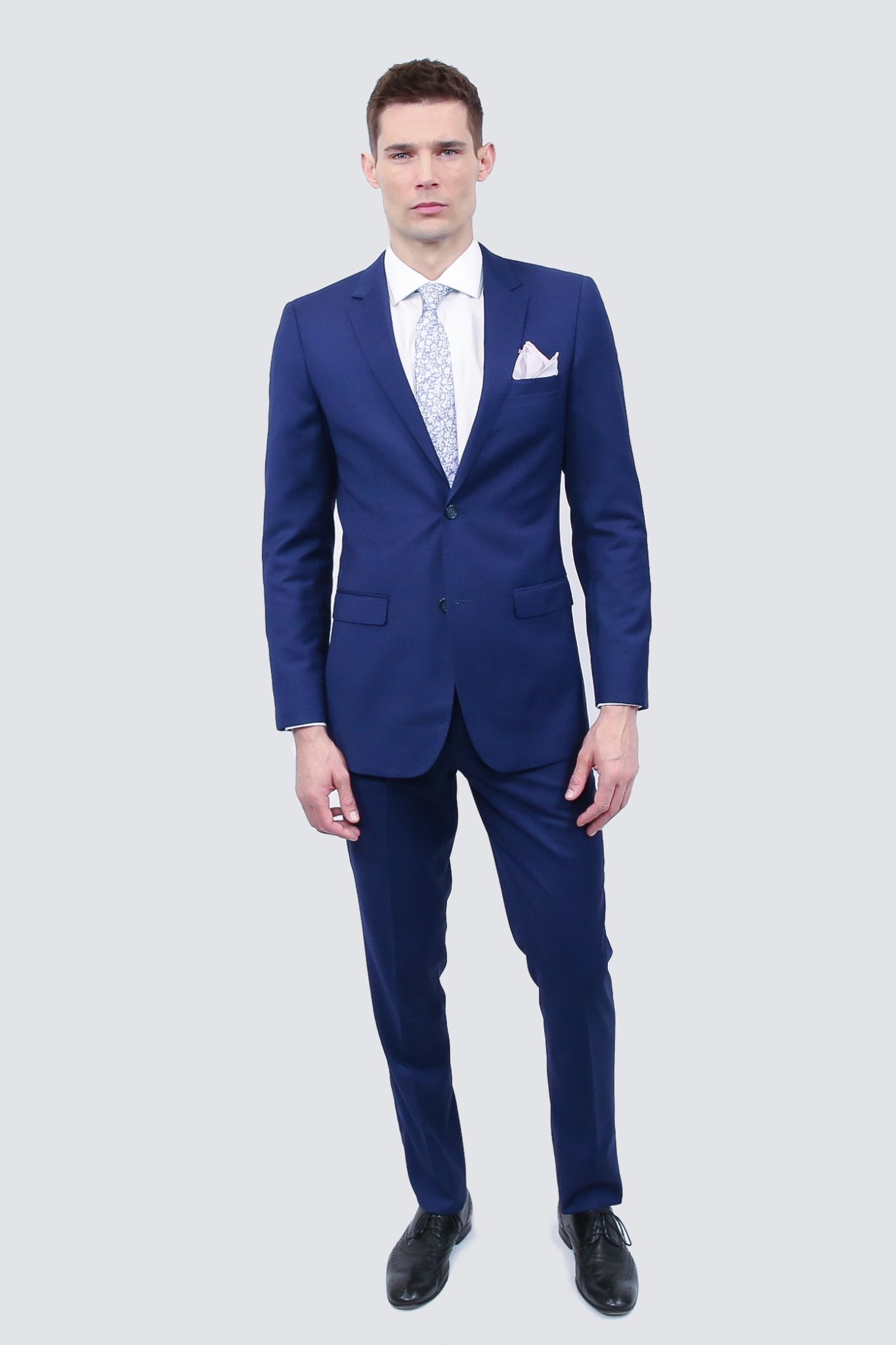 Tailor's Stretch Azzure Blue Suit | Slim or Modern Fit - My Men's Shop