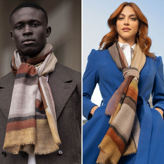 Madrid - Wool Scarf - Tan - My Men's Shop