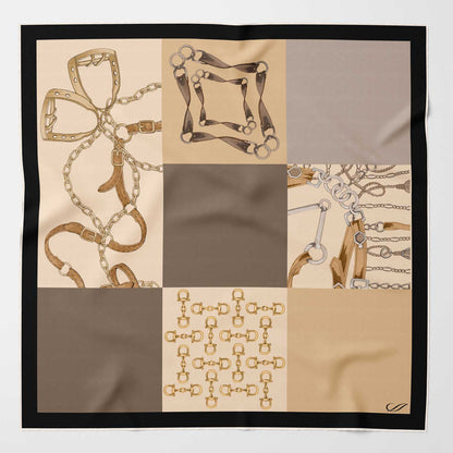 San Siro - Silk Neckerchief - Tan