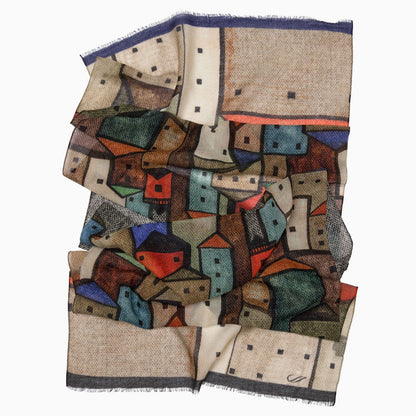 Villaggio - Wool Scarf - Tan - My Men's Shop