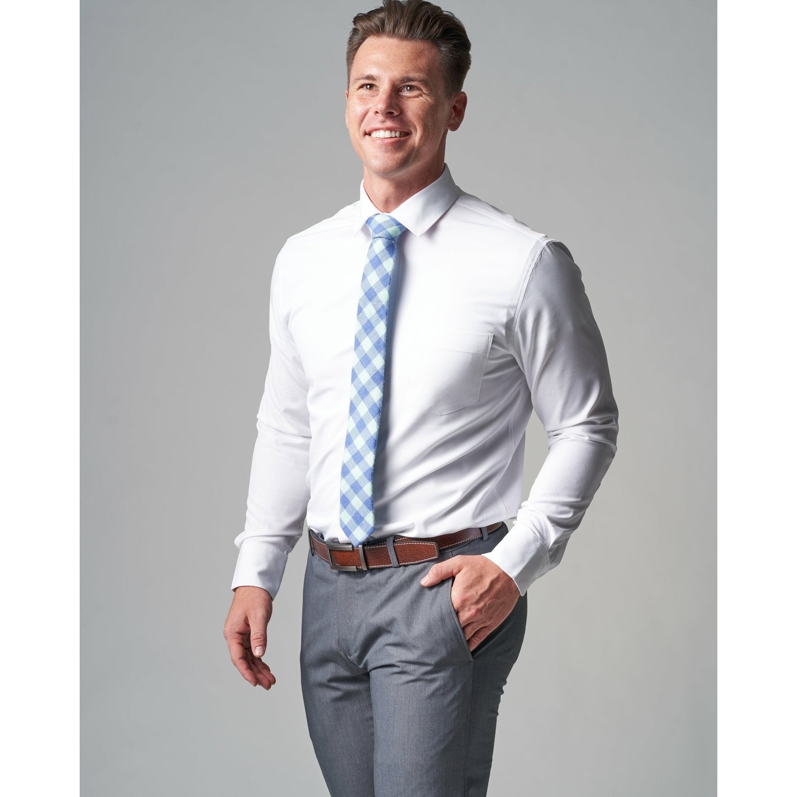 Tempo+ 4-Way Stretch Shirt | Slim Fit - My Men's Shop