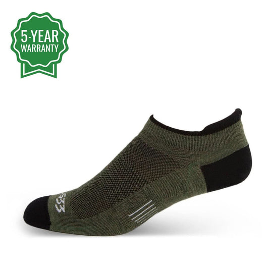 Microweight - No Show Tab Wool Socks Mountain Heritage - My Men's Shop