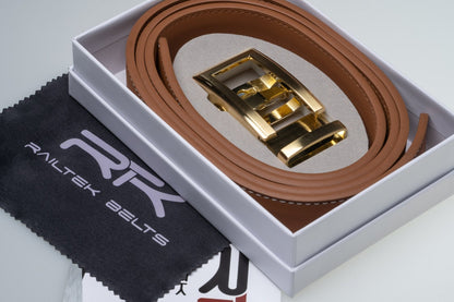 Traditional Open - Gold Railtek™ Belt Buckle - My Men's Shop