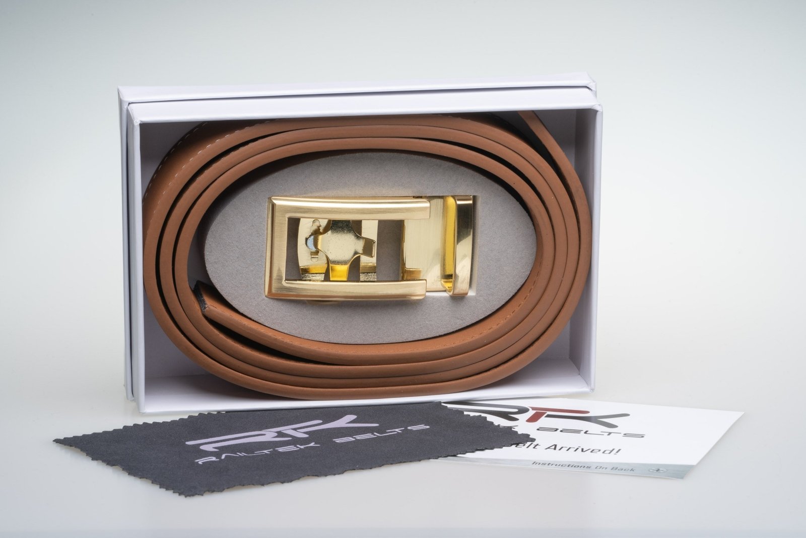 Traditional Open - Gold Railtek™ Belt Buckle - My Men's Shop